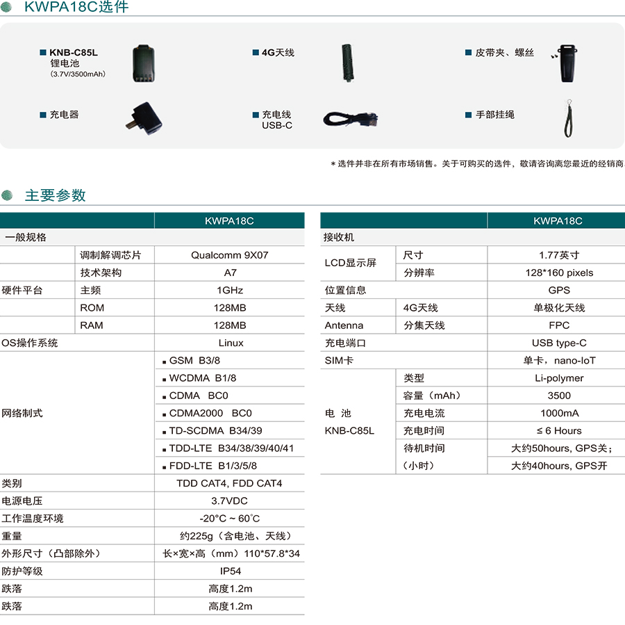 KWPA18C 數(shù)字對講機(jī)